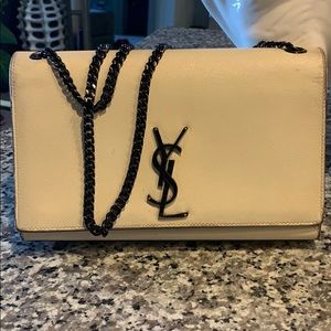 Yves Saint Laurent Monogram Kate White